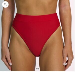 93 Play street High-Waisted Red Bikini Bottom Chloe small